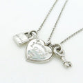 Tiffany Love Heart Tag Key Necklace